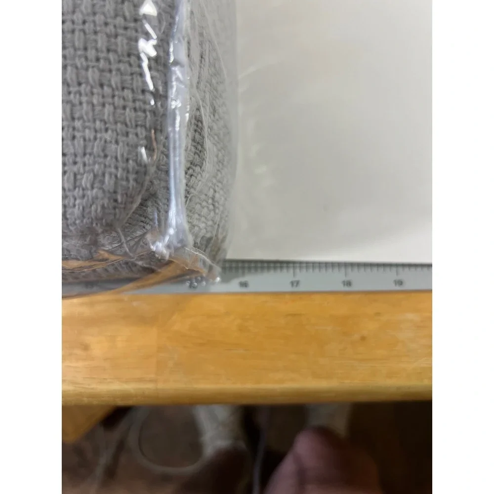Madison Park Full/Queen Cotton Woven Blanket Gray Fresh Spun NIP